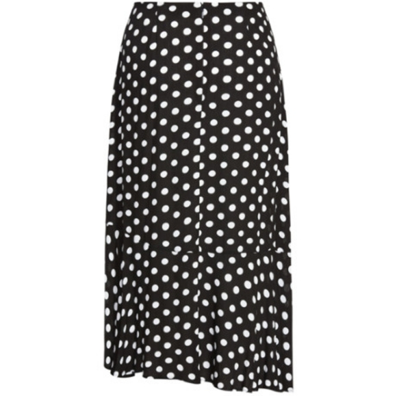 Black & White Polka Dot Skirt - Picture 4 of 4